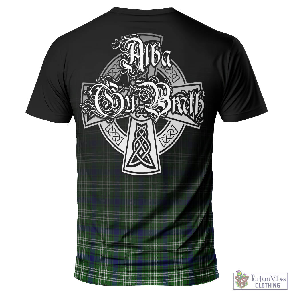 Tartan Vibes Clothing Mow Tartan T-Shirt Featuring Alba Gu Brath Family Crest Celtic Inspired