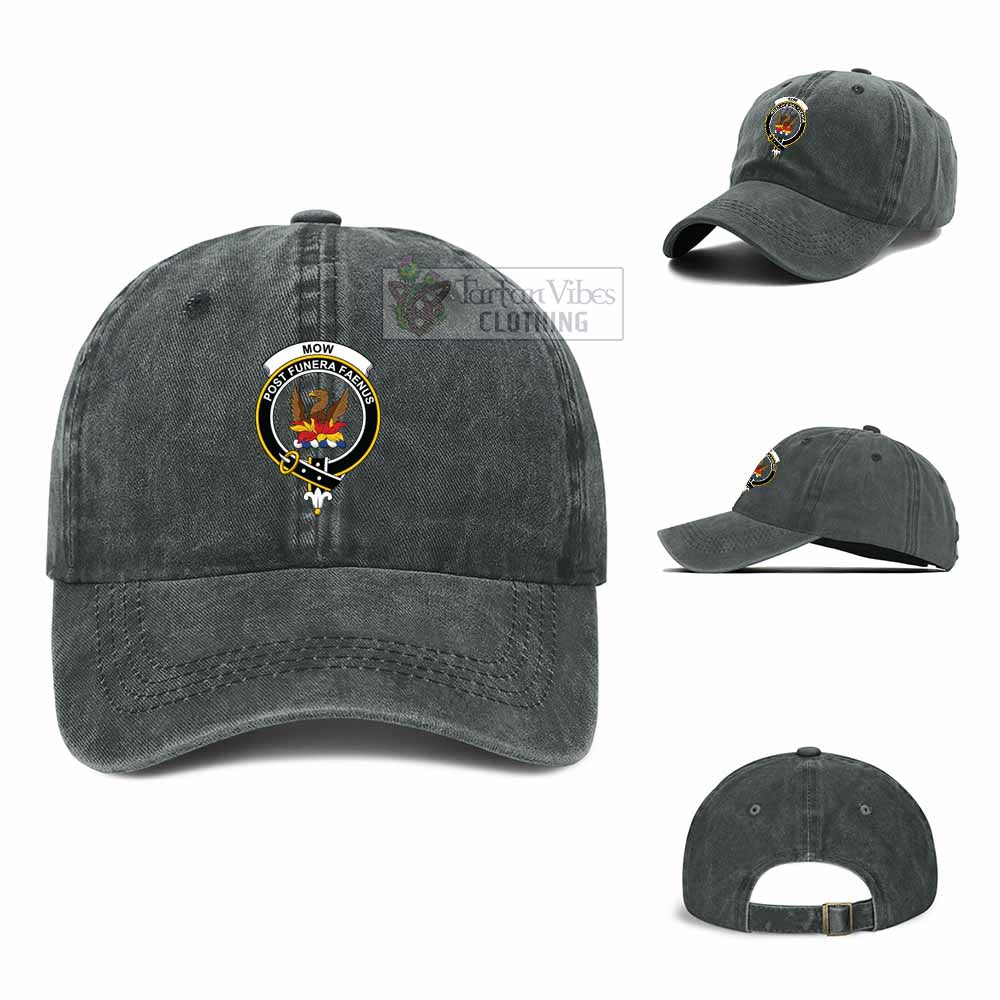 Tartan Vibes Clothing Mow Clan Crest Denim Classic Cap