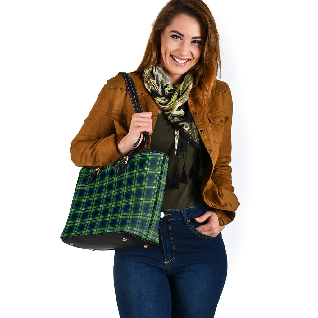 Mow Tartan Leather Tote Bag - Tartan Vibes Clothing