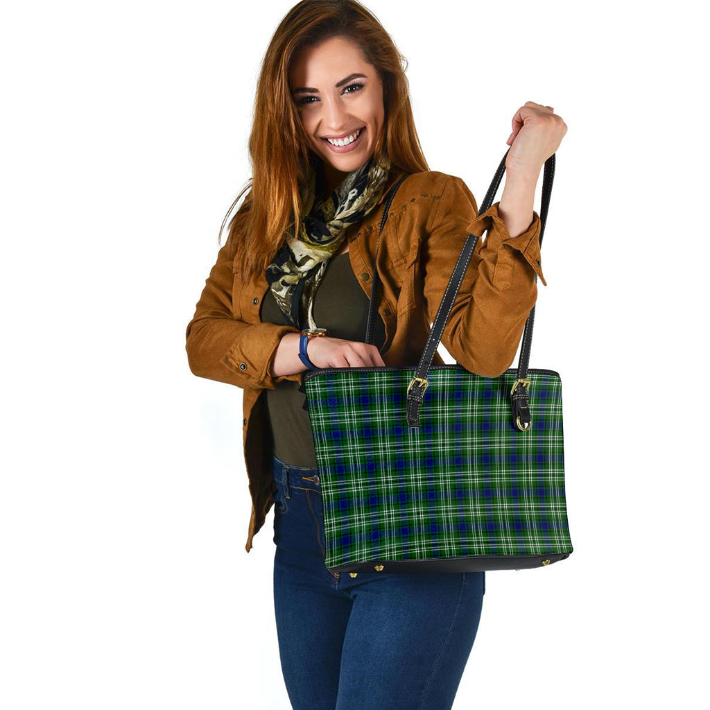 Mow Tartan Leather Tote Bag - Tartan Vibes Clothing