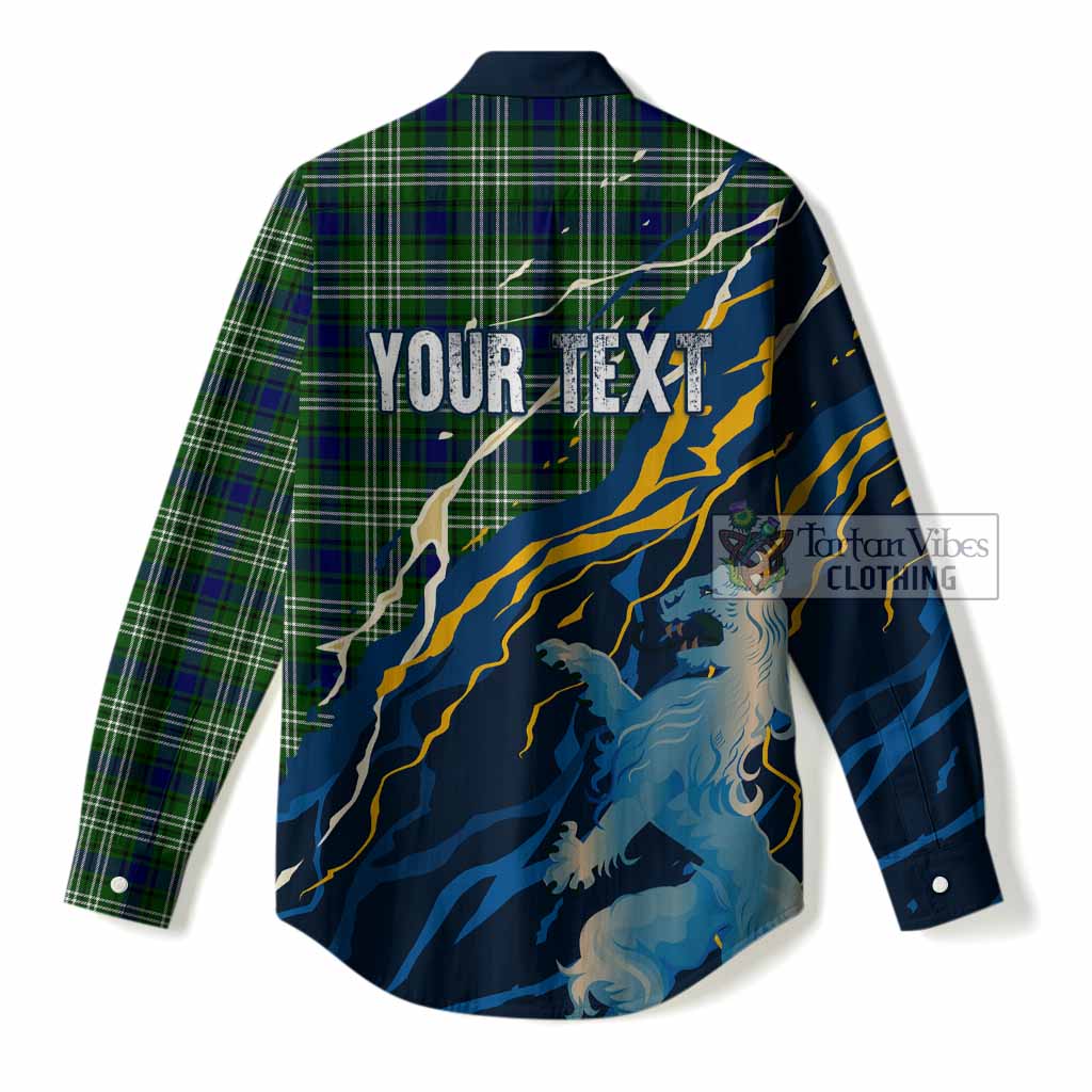 Mow Scotland Tartan Women Casual Shirt WC2026 Football - We'll Be Coming