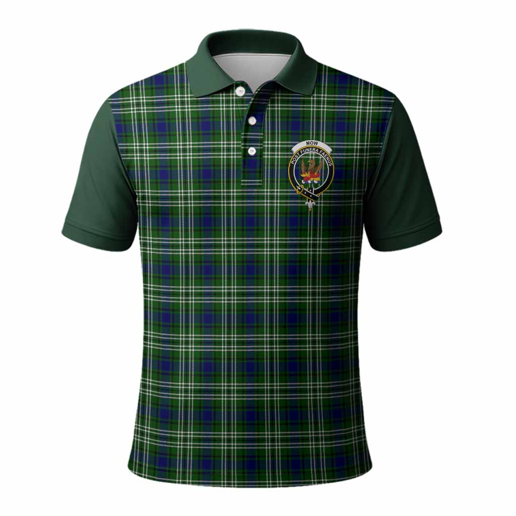 Mow Tartan Accent Polo Shirt with Family Crest