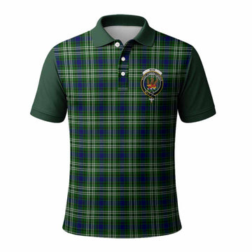Mow Tartan Accent Polo Shirt with Family Crest