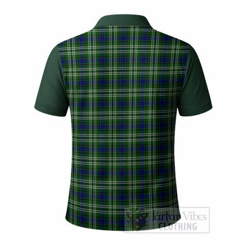 Mow Tartan Accent Polo Shirt with Family Crest