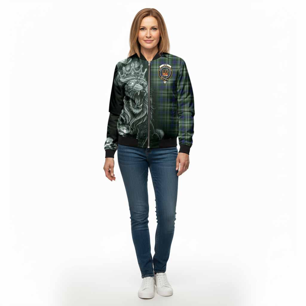 Mow Tartan Bomber Jacket Roaring Lion Heritage