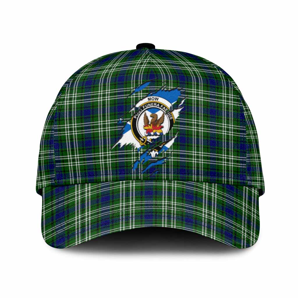 Mow Tartan Classic Cap with Family Crest In Me Style