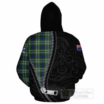 Mow Tartan Cotton Hoodie New Zealand Pattern Unique Zipper Stylized