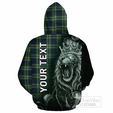 Mow Tartan Cotton Hoodie Roaring Lion Heritage