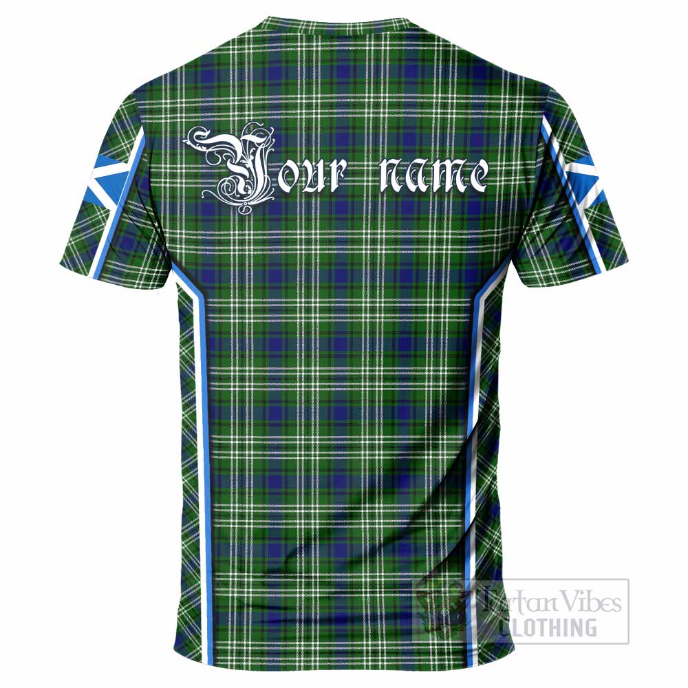 Mow Tartan Crest T-shirt Scotland Coat of Arm Flag Style - Tartan Vibes Clothing