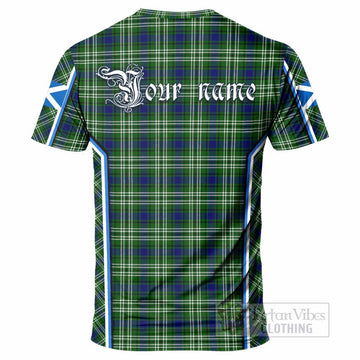 Mow Tartan Crest T-shirt Scotland Coat of Arm Flag Style - Tartan Vibes Clothing