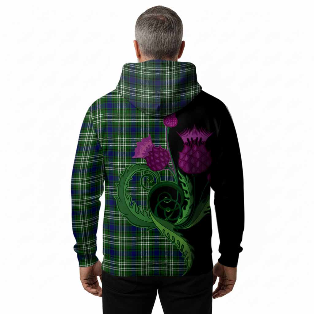 Mow Tartan Hoodie Traditional Scottish Thistle