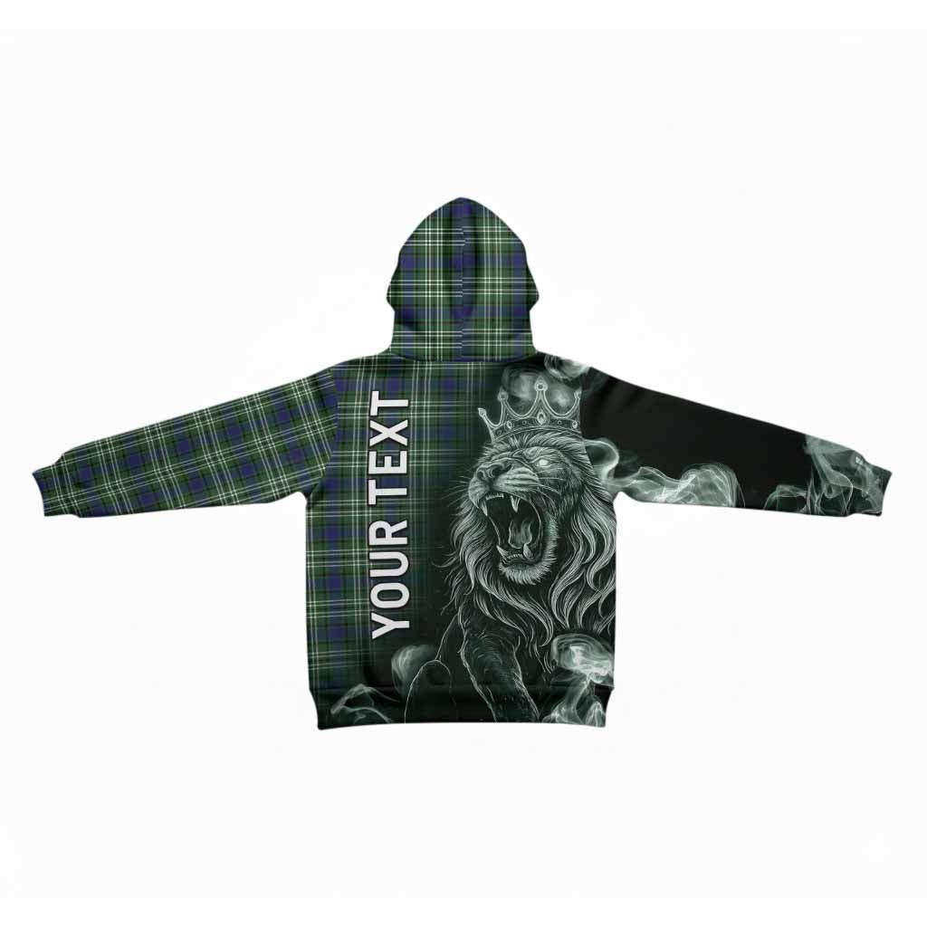 Mow Tartan Kid Hoodie Roaring Lion Heritage