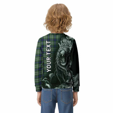 Mow Tartan Kid Knitted Sweatshirt Roaring Lion Heritage