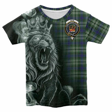Mow Tartan Kid T-shirt Roaring Lion Heritage