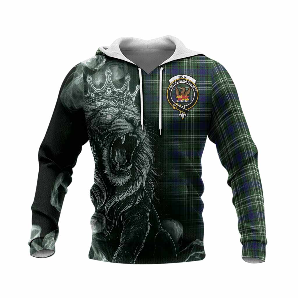 Mow Tartan Knitted Hoodie Roaring Lion Heritage