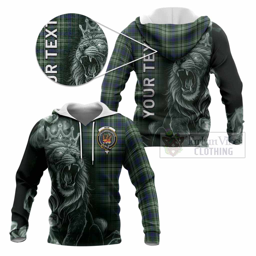 Mow Tartan Knitted Hoodie Roaring Lion Heritage