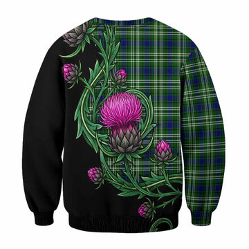 Mow Tartan Sweatshirt Resilient Scottish Thistle - Tartan Vibes Clothing