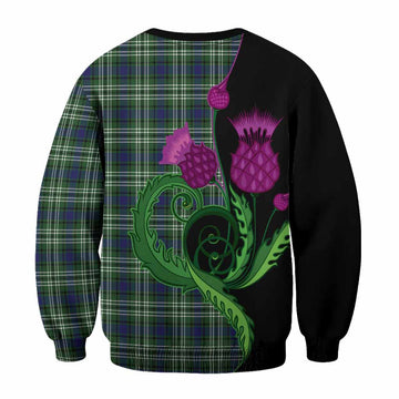 Mow Tartan Sweatshirt Traditional Scottish Thistle - Tartan Vibes Clothing