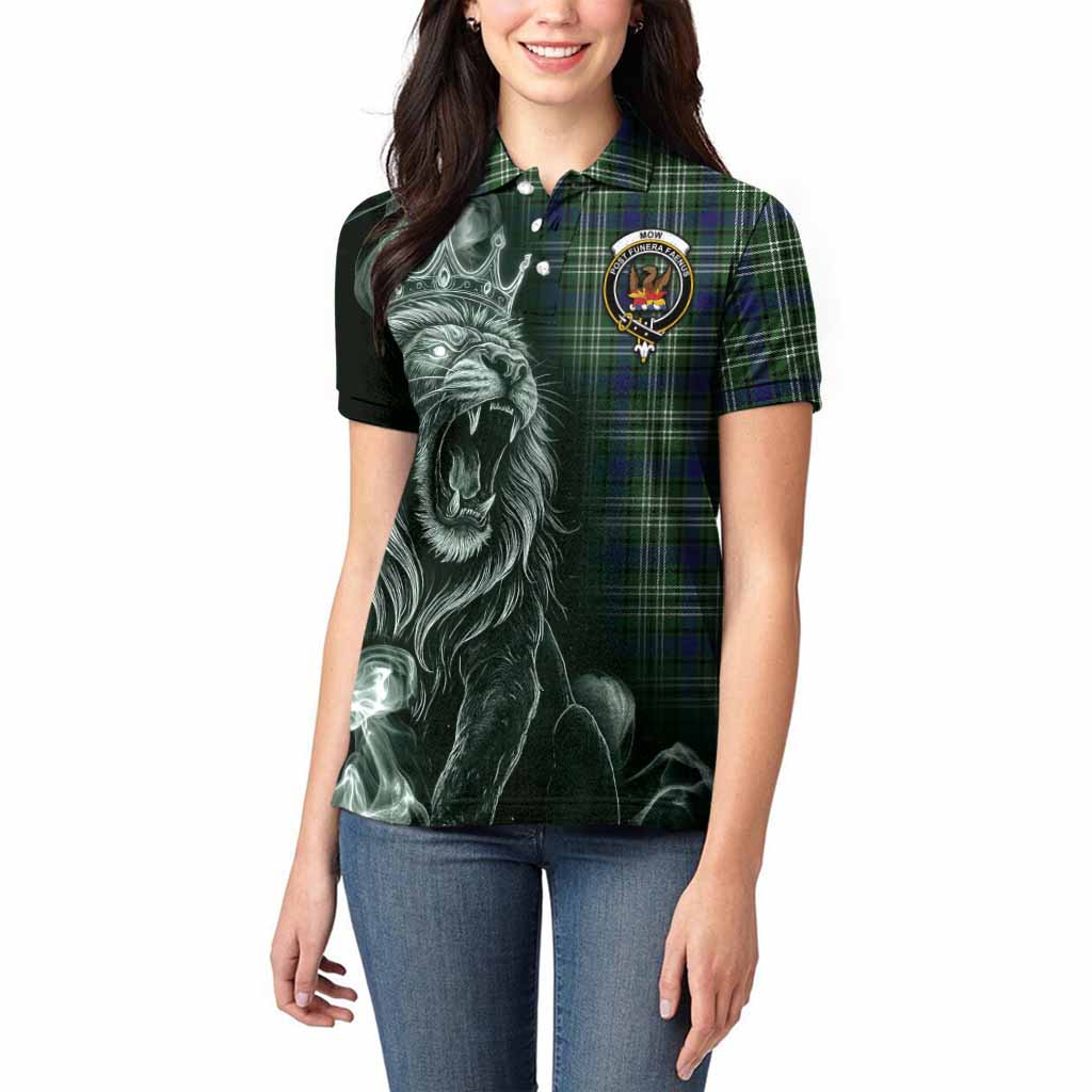 Mow Tartan Women Polo Shirt Roaring Lion Heritage