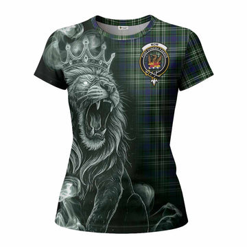 Mow Tartan Women T shirt Roaring Lion Heritage