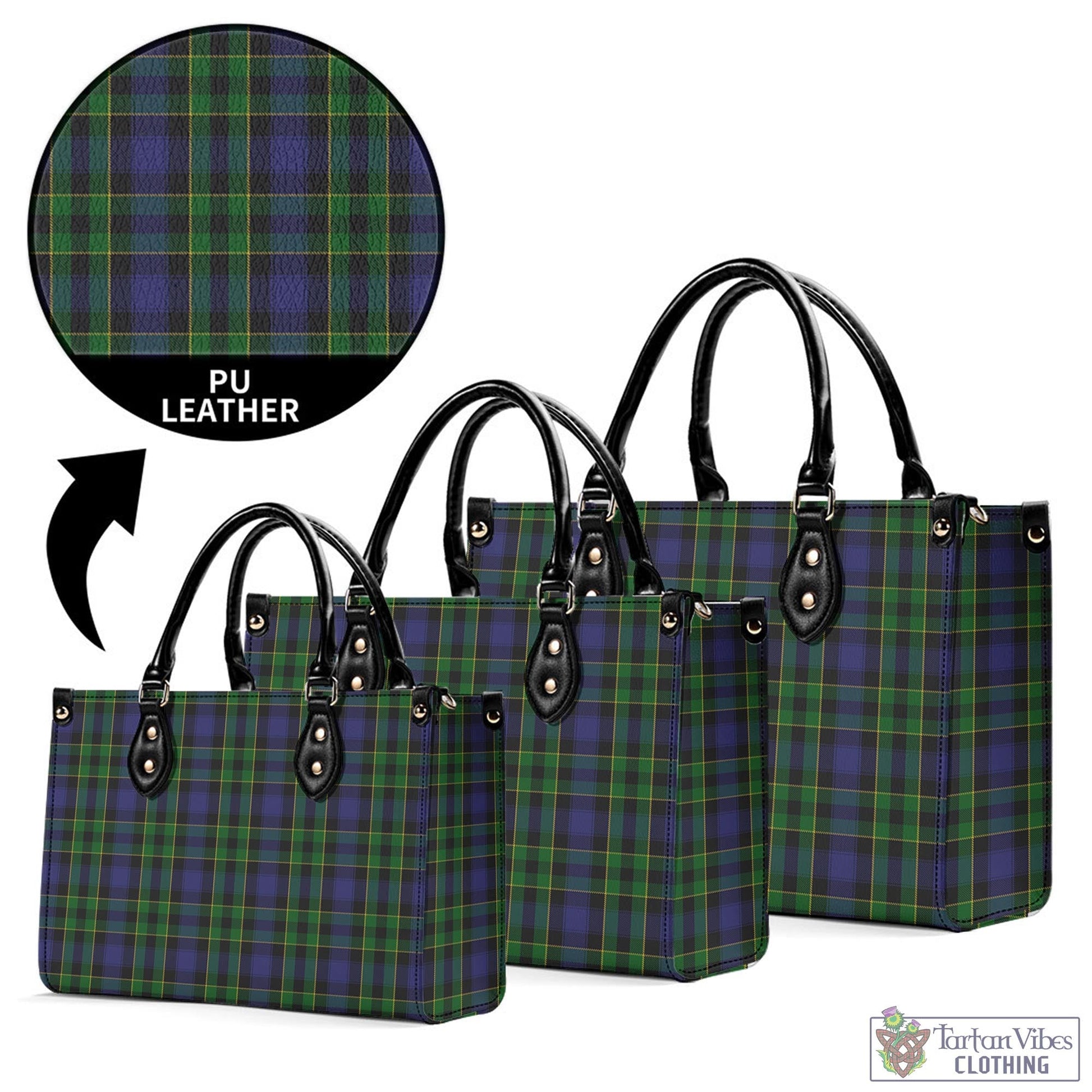 Mowat Tartan Luxury Leather Handbags - Tartan Vibes Clothing