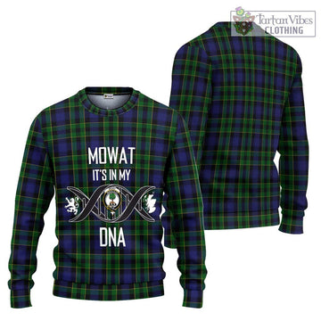 Mowat Tartan Ugly Sweater with Family Crest DNA In Me Style Unisex - Tartan Vibes Clothing