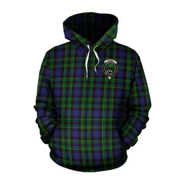 Mowat Tartan Cotton Hoodie with Family Crest Celtic Skull Style Pullover Hoodie XS - Tartan Vibes Clothing