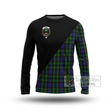Mowat Tartan Long Sleeve T-Shirt with Family Crest and Military Logo Style Unisex - Tartan Vibes Clothing