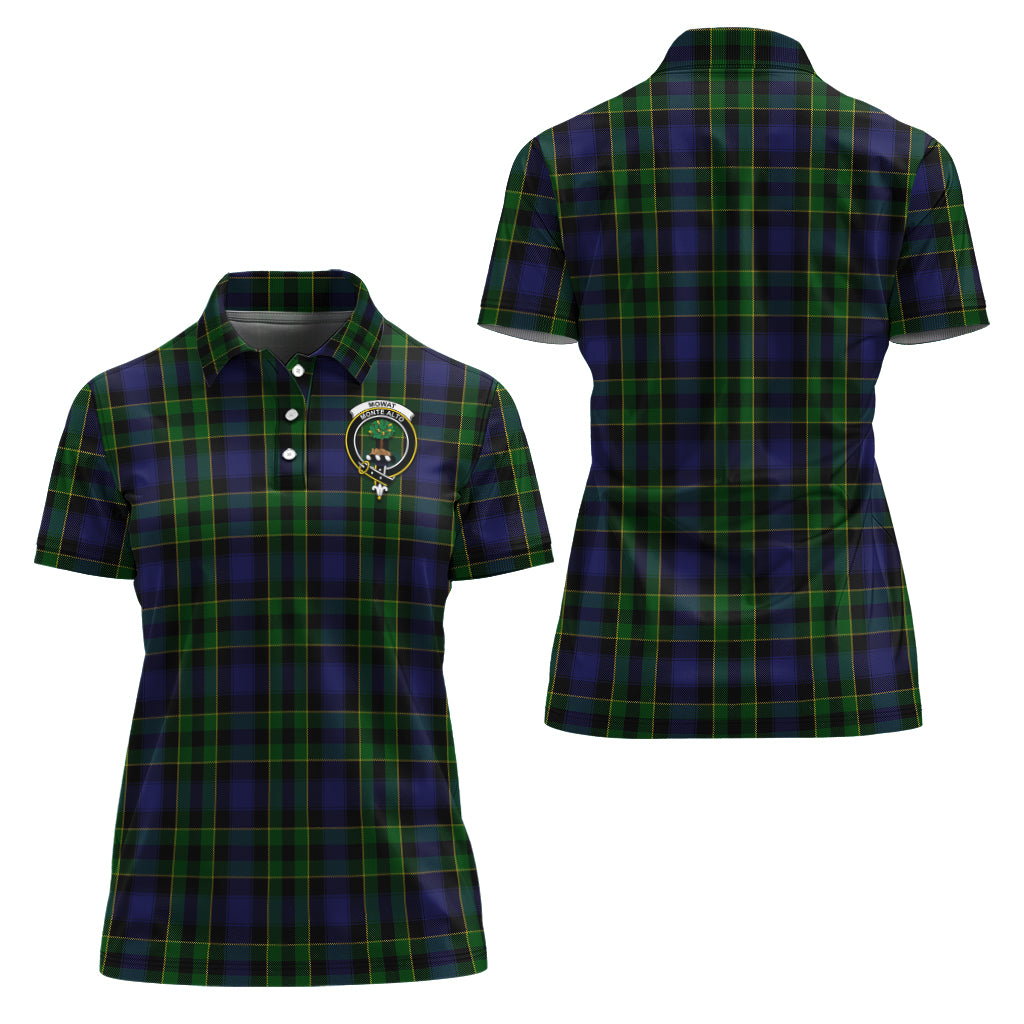 mowat-tartan-polo-shirt-with-family-crest-for-women