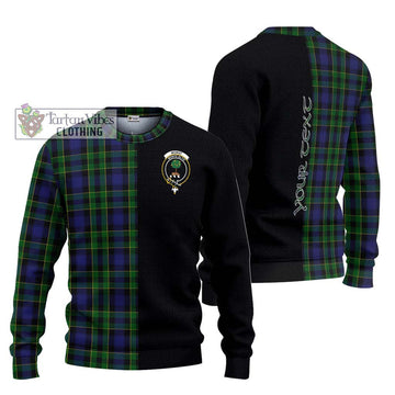 Mowat Tartan Ugly Sweater with Family Crest and Half Of Me Style Unisex - Tartan Vibes Clothing