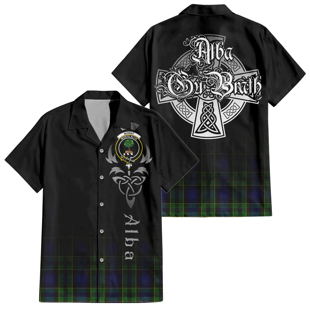 Mowat Tartan Hawaiian Shirt Shirt Featuring Alba Gu Brath Family Crest Celtic Inspired Kid - Tartan Vibes Clothing