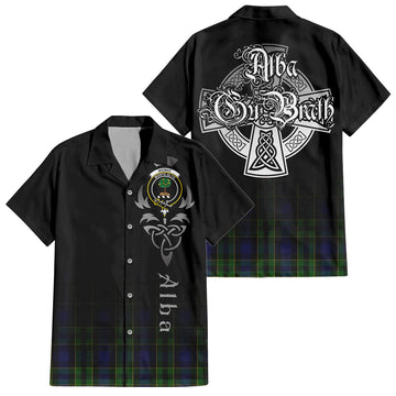 Mowat Tartan Hawaiian Shirt Shirt Featuring Alba Gu Brath Family Crest Celtic Inspired Kid - Tartan Vibes Clothing