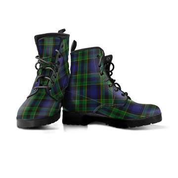 Mowat Tartan Leather Boots