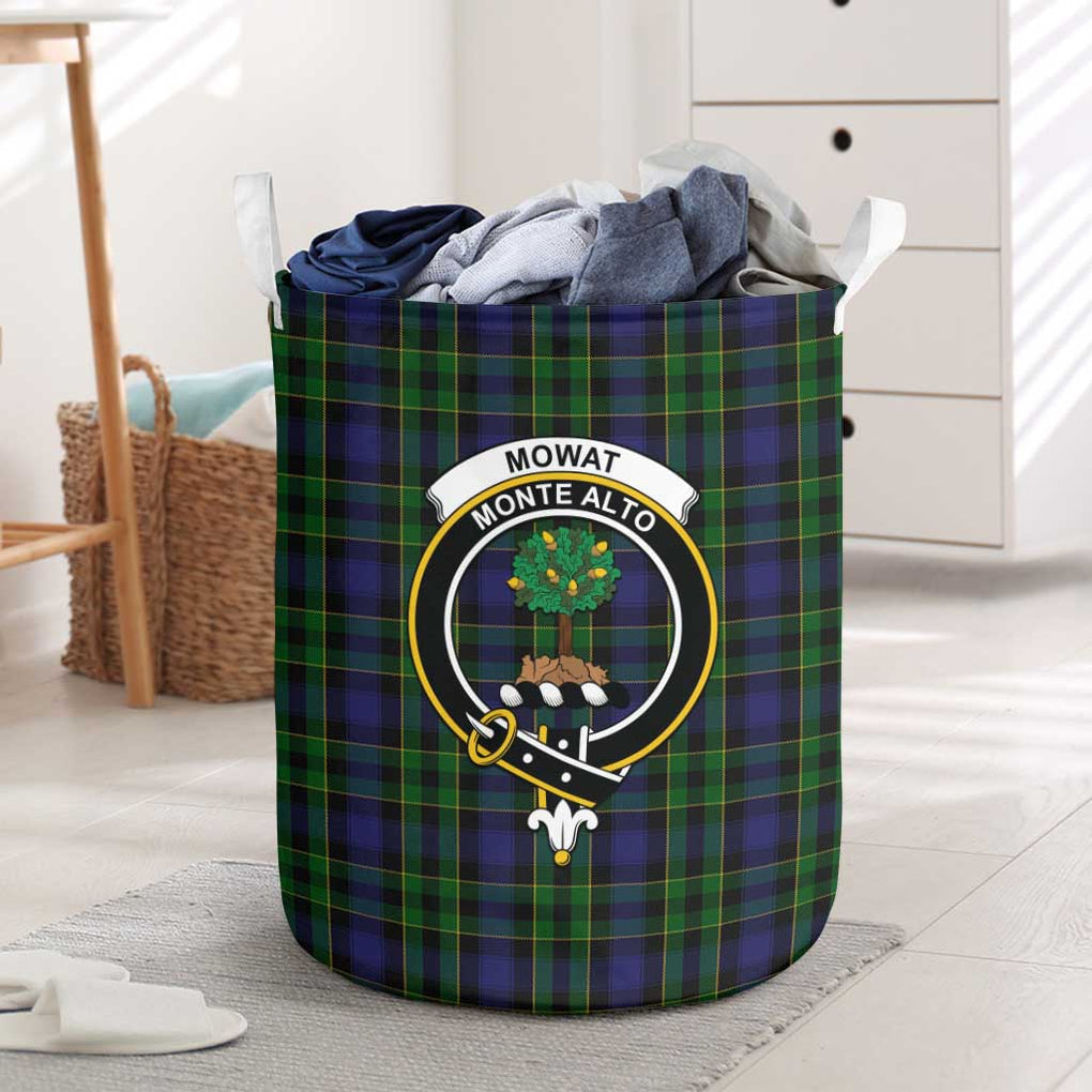 Mowat Tartan Laundry Basket with Family Crest One Size - Tartan Vibes Clothing