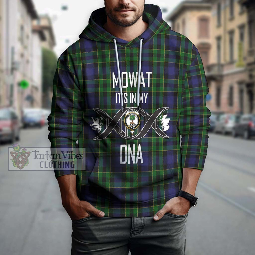 Mowat Tartan Hoodie with Family Crest DNA In Me Style Pullover Hoodie - Tartan Vibes Clothing