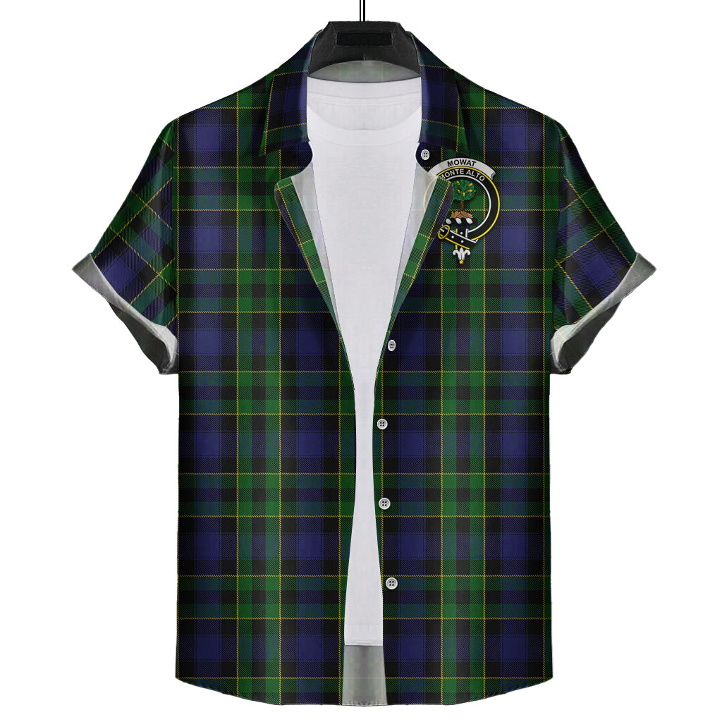 mowat-tartan-short-sleeve-button-down-shirt-with-family-crest