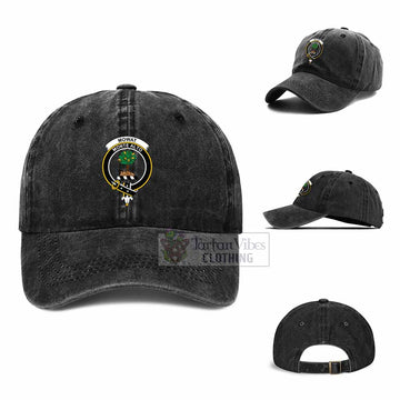 Tartan Vibes Clothing Mowat Clan Crest Denim Classic Cap