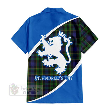 Mowat Family Crest Tartan Hawaiian Shirt Celebrate Saint Andrew's Day in Style - Tartan Vibes Clothing