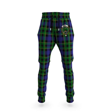 Mowat Tartan Joggers Pants with Family Crest