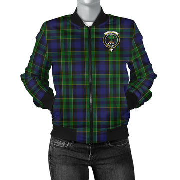 Mowat Tartan Bomber Jacket with Family Crest