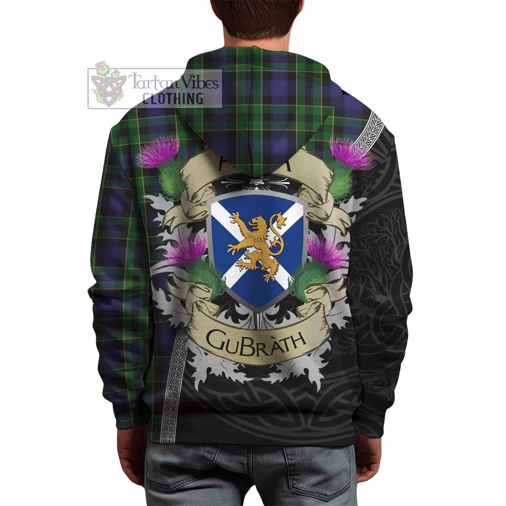 Mowat Tartan Family Crest Hoodie Lion Rampant Royal Thistle Shield Celtic Inspired - Tartan Vibes Clothing