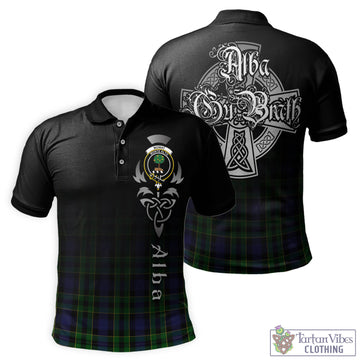 Mowat Tartan Polo Shirt Featuring Alba Gu Brath Family Crest Celtic Inspired - Tartan Vibes Clothing
