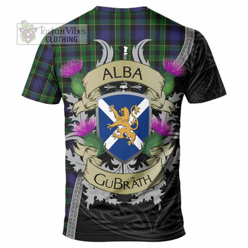 Mowat Tartan Family Crest T-Shirt Lion Rampant Royal Thistle Shield Celtic Inspired - Tartan Vibes Clothing