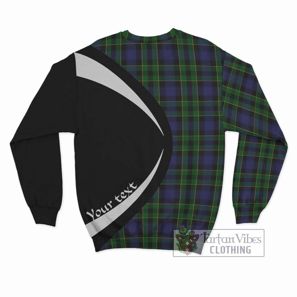 Mowat Tartan Sweatshirt with Family Crest Circle Style - Tartan Vibes Clothing