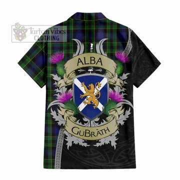 Mowat Tartan Family Crest Hawaiian Shirt Lion Rampant Royal Thistle Shield Celtic Inspired - Tartan Vibes Clothing