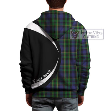 Mowat Tartan Hoodie with Family Crest Circle Style - Tartan Vibes Clothing