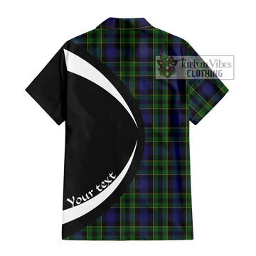 Mowat Tartan Hawaiian Shirt with Family Crest Circle Style - Tartan Vibes Clothing
