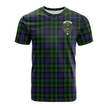 Mowat Tartan T-Shirt with Family Crest