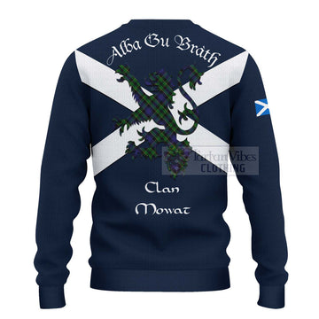 Mowat Tartan Lion Rampant Ugly Sweater Proudly Display Your Heritage with Alba Gu Brath and Clan Name - Tartan Vibes Clothing
