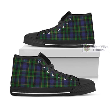 Mowat Tartan High Top Shoes - Tartan Vibes Clothing